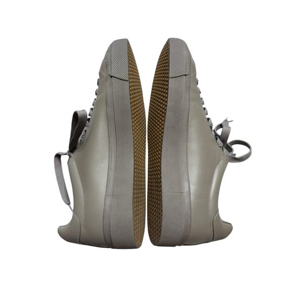 Rag & Bone Sneakers Men 44 EU 11 US RB1 Low Grey Moss Leather Casual Neutral - Picture 4 of 8